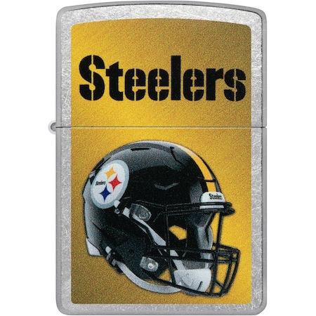 Zippo 2024 Zippo Nfl Pittsburgh Steelers, Street Chrome,  ZIP-48445